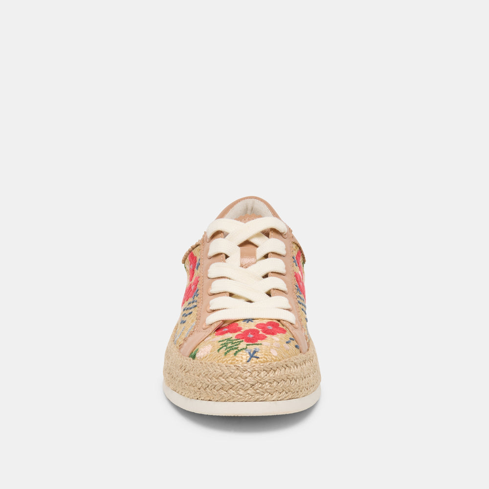 Dolce Vita SHOES | Azalia Sand Floral Raffia Heels
