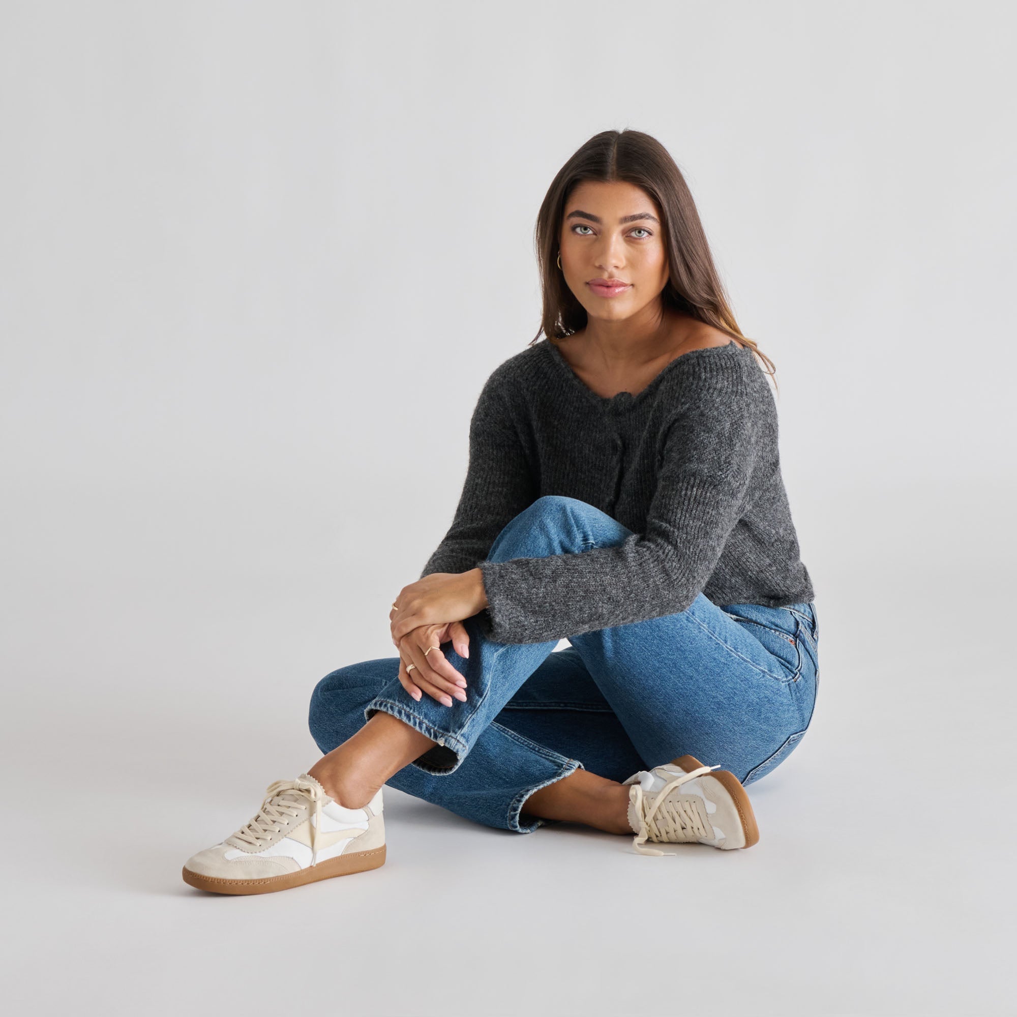 Dolce Vita SHOES | Notice White Dune Nylon Sneakers