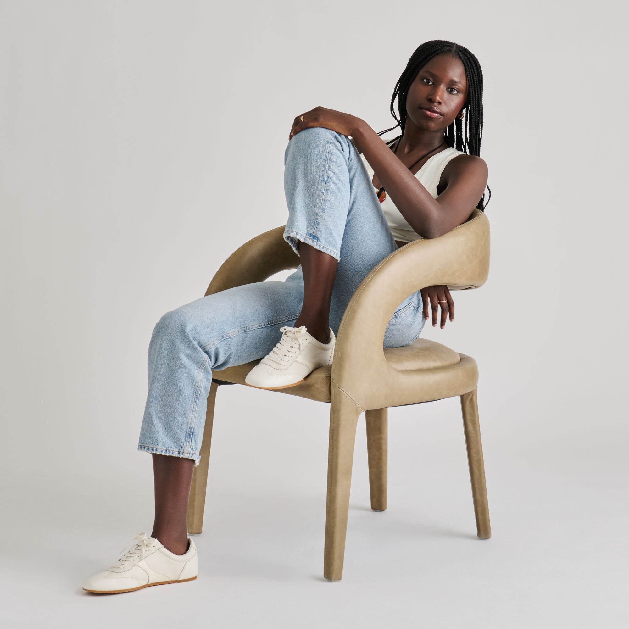 Dolce Vita SHOES | Dorie White Leather Sneakers