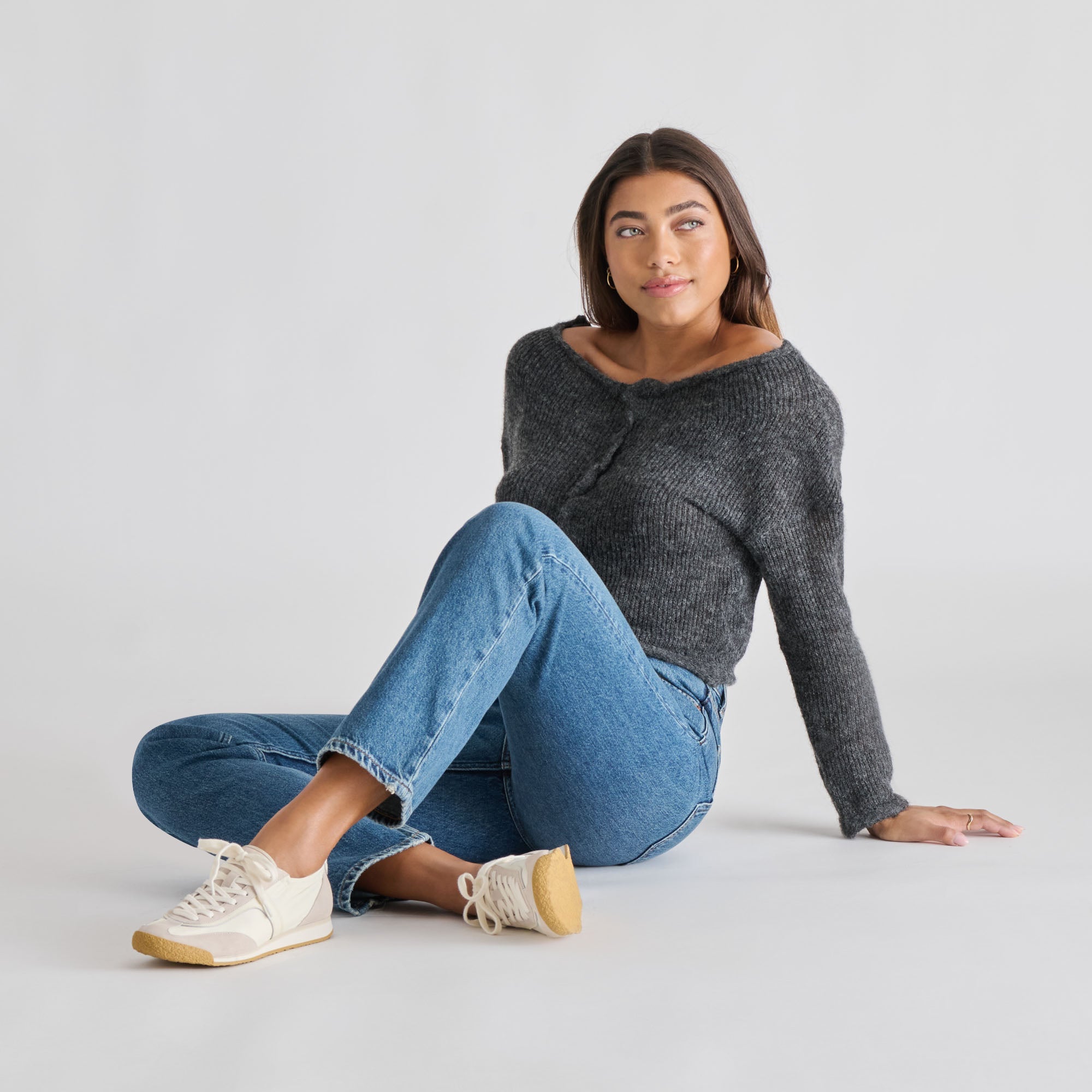 Dolce Vita SHOES | Sariya White Nylon Sneakers