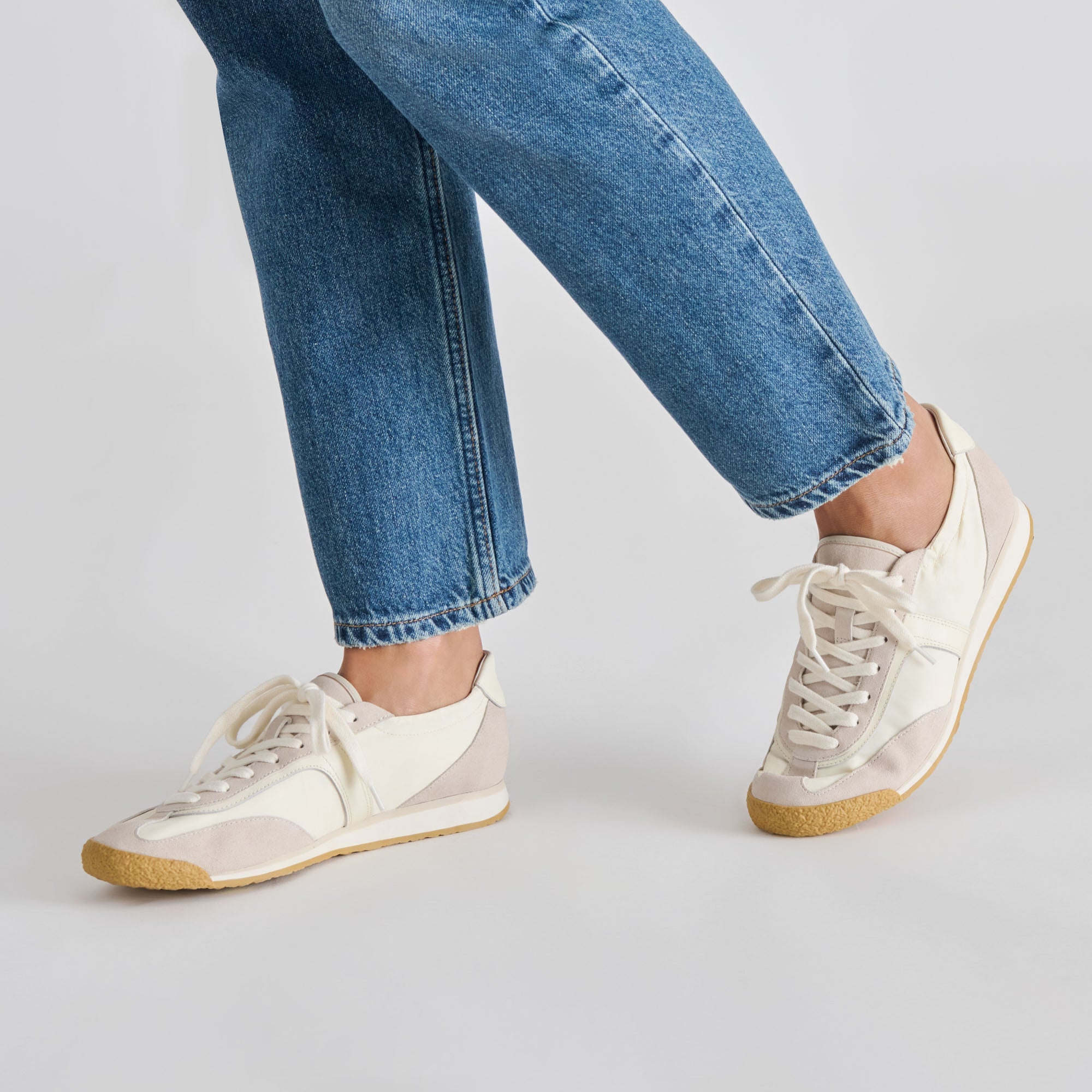 Dolce Vita SHOES | Sariya White Nylon Sneakers