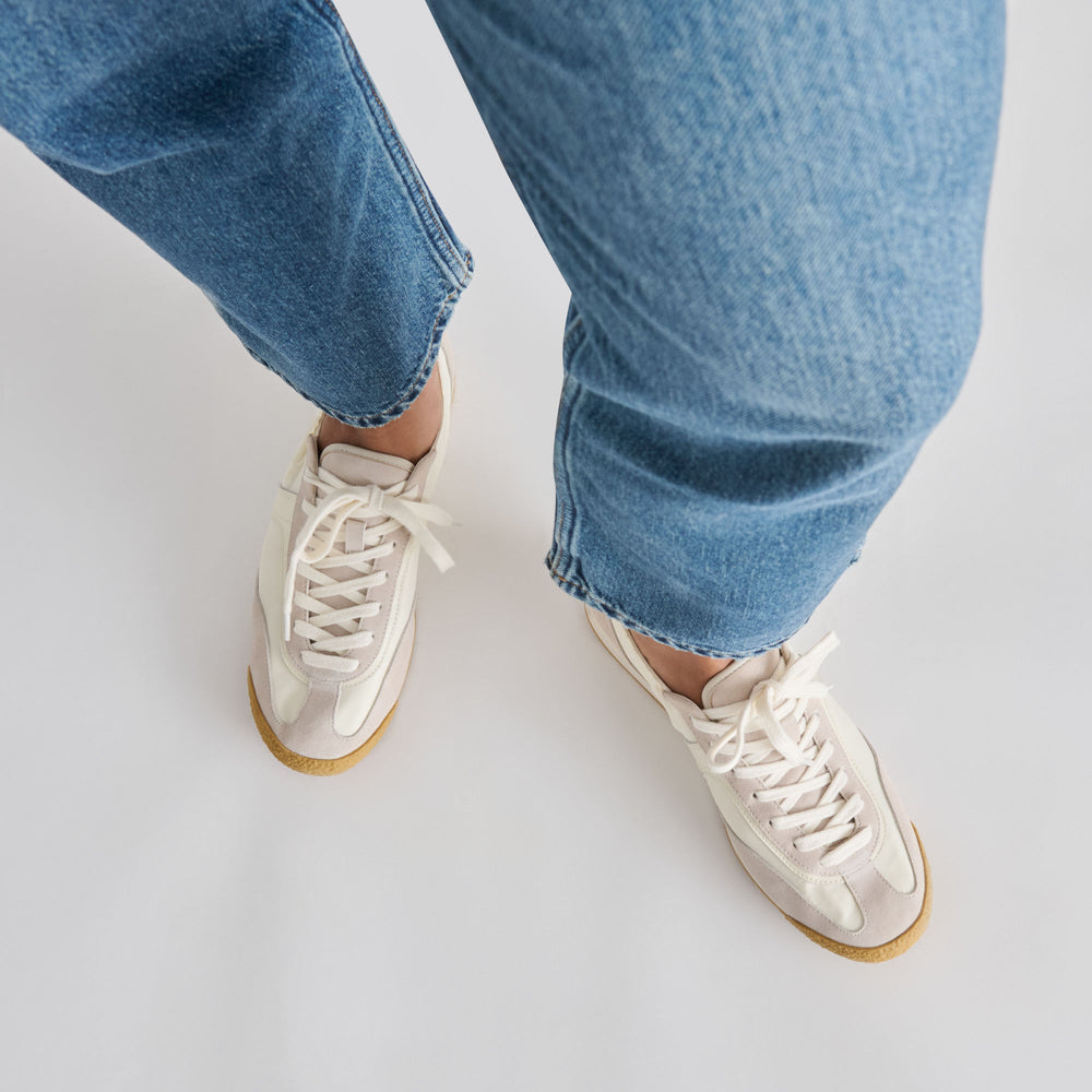 Dolce Vita SHOES | Sariya White Nylon Sneakers