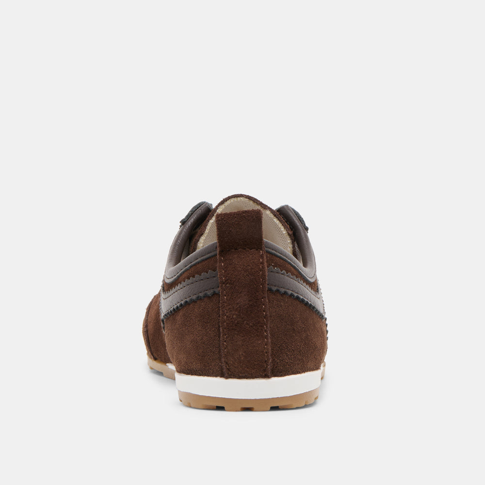 Dolce Vita SHOES | Viper Dk Brown Suede Sneakers