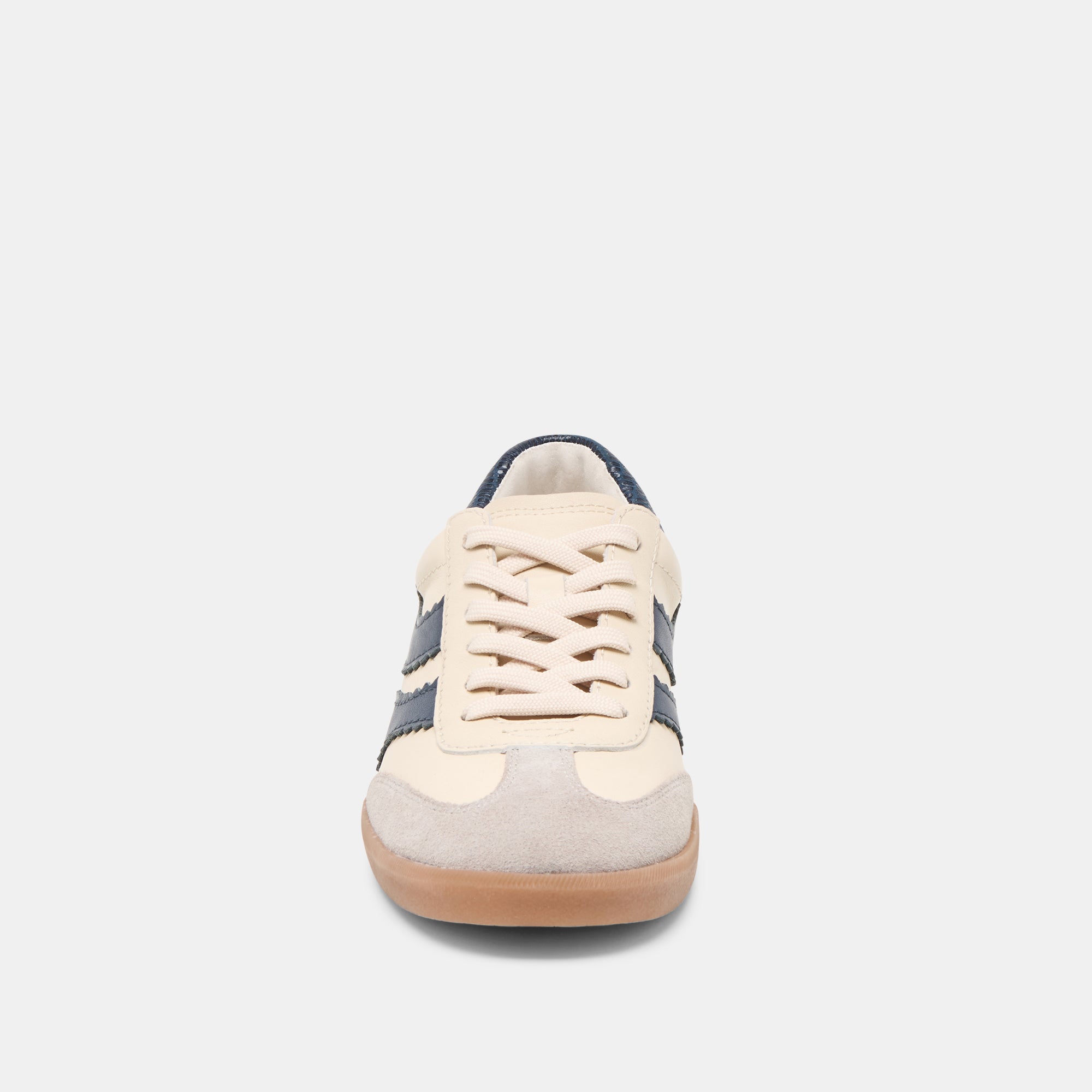 Dolce Vita SHOES | Merit White Navy Leather Sneakers
