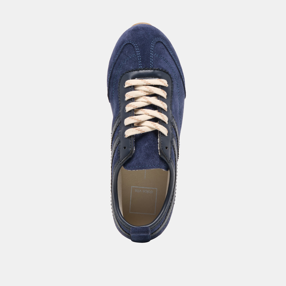 Dolce Vita SHOES | Viper Navy Suede Sneakers
