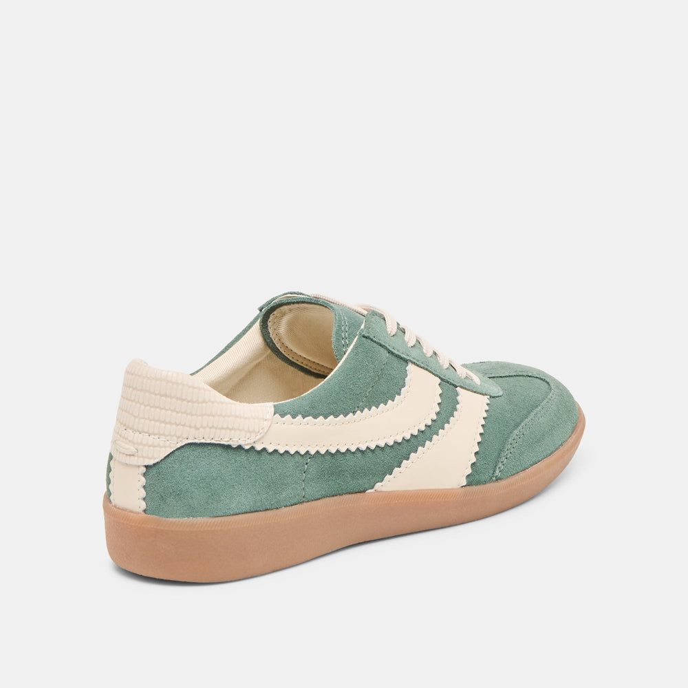 Dolce Vita SHOES | Merit Dk Green Suede Sneakers