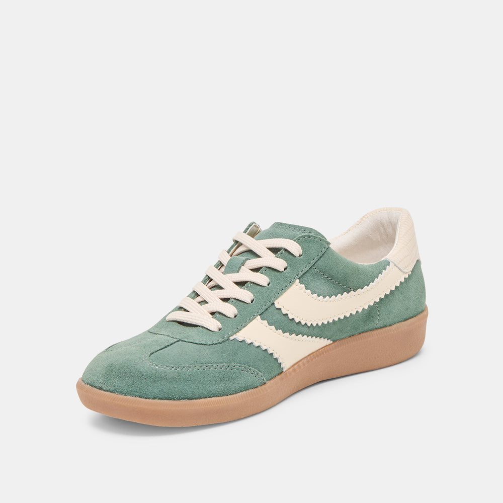 Dolce Vita SHOES | Merit Dk Green Suede Sneakers