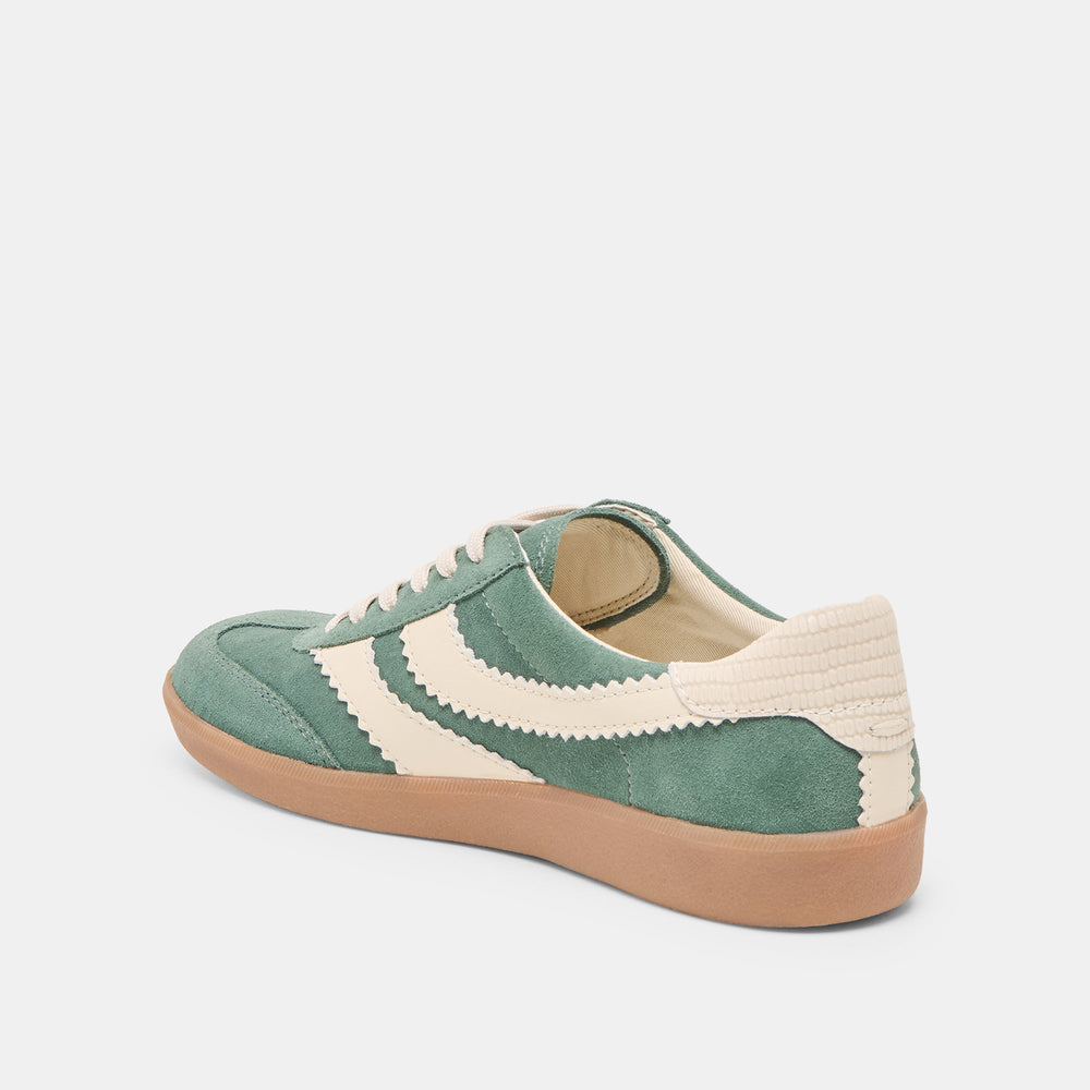 Dolce Vita SHOES | Merit Dk Green Suede Sneakers