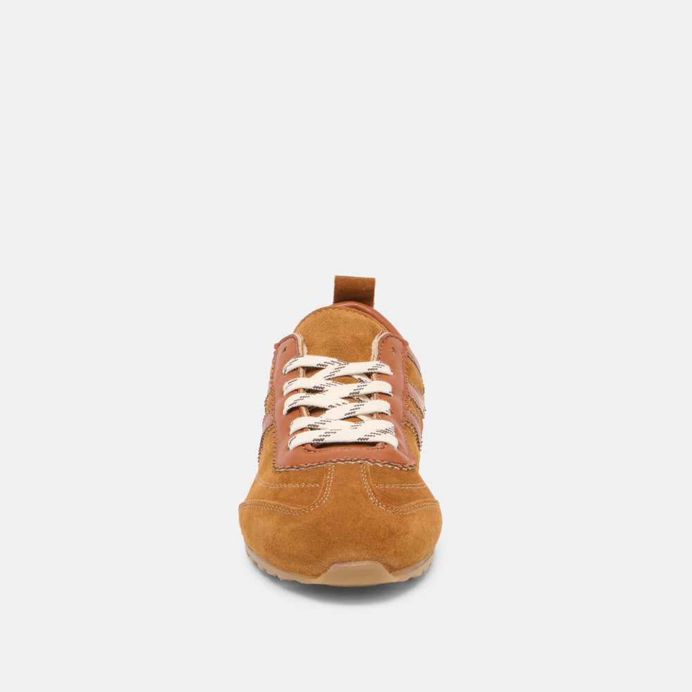 Dolce Vita SHOES | Viper Cognac Suede Sneakers
