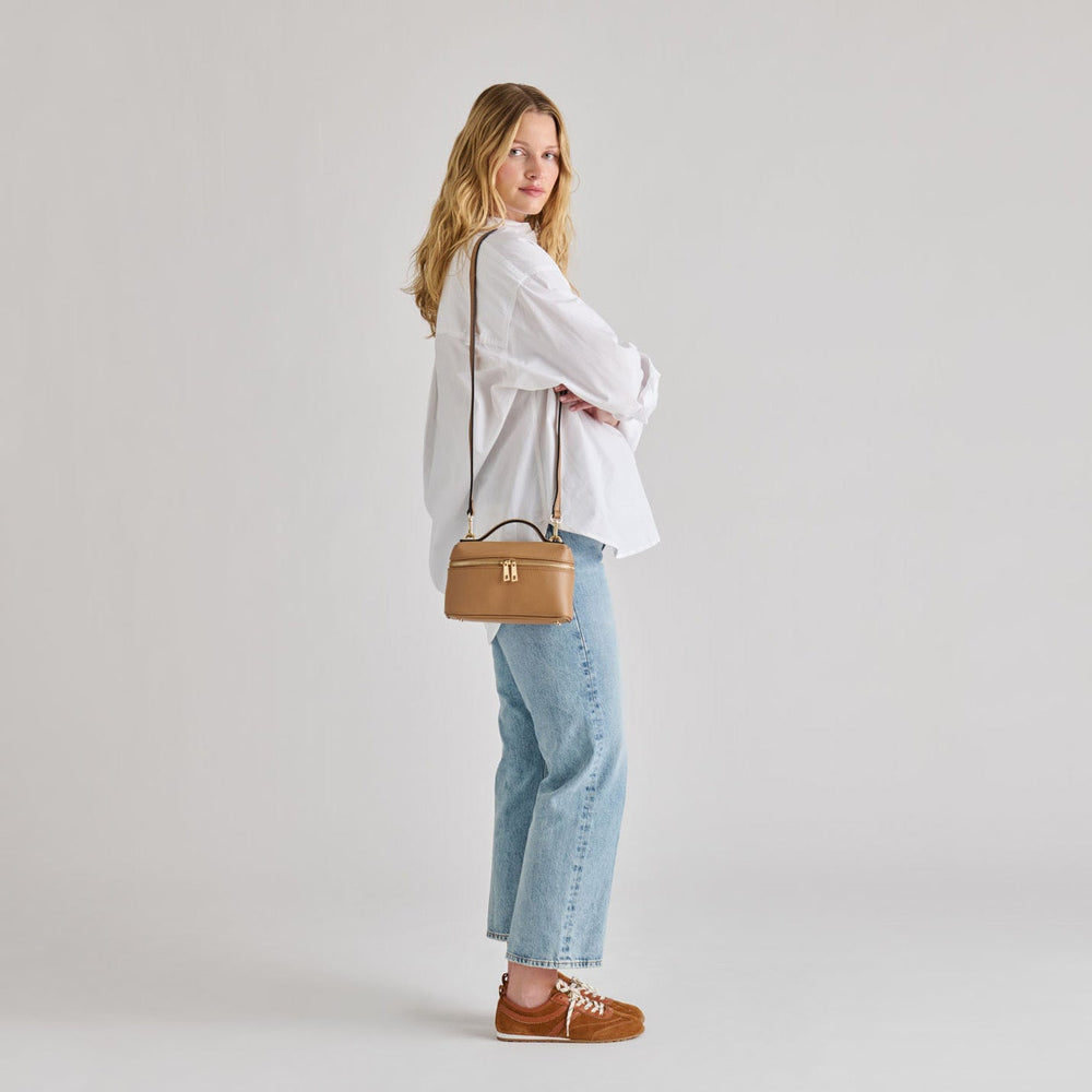 Dolce Vita SHOES | Viper Cognac Suede Sneakers