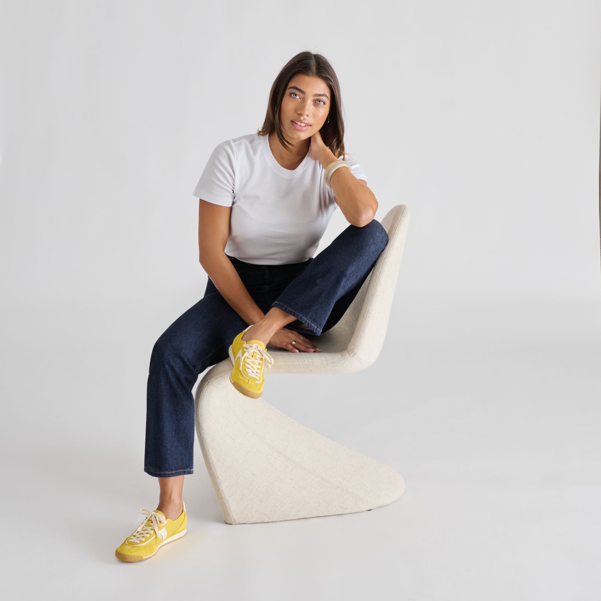 Dolce Vita SHOES | Sariya Yellow Nylon Sneakers