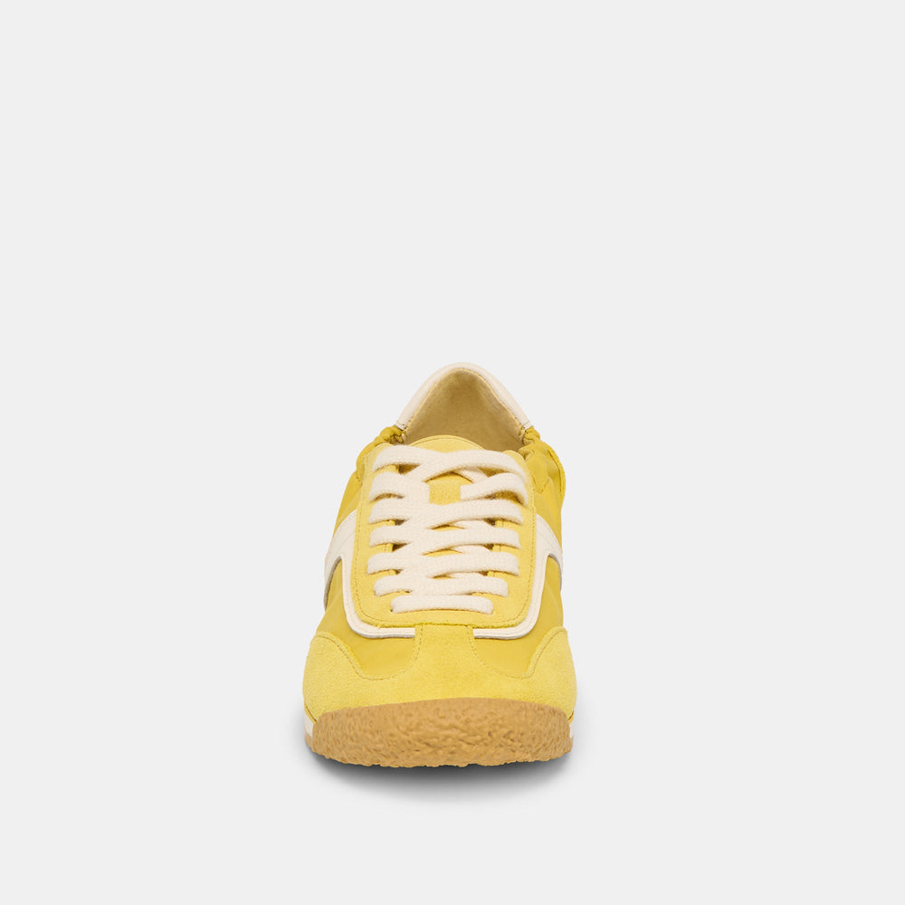 Dolce Vita SHOES | Sariya Yellow Nylon Sneakers