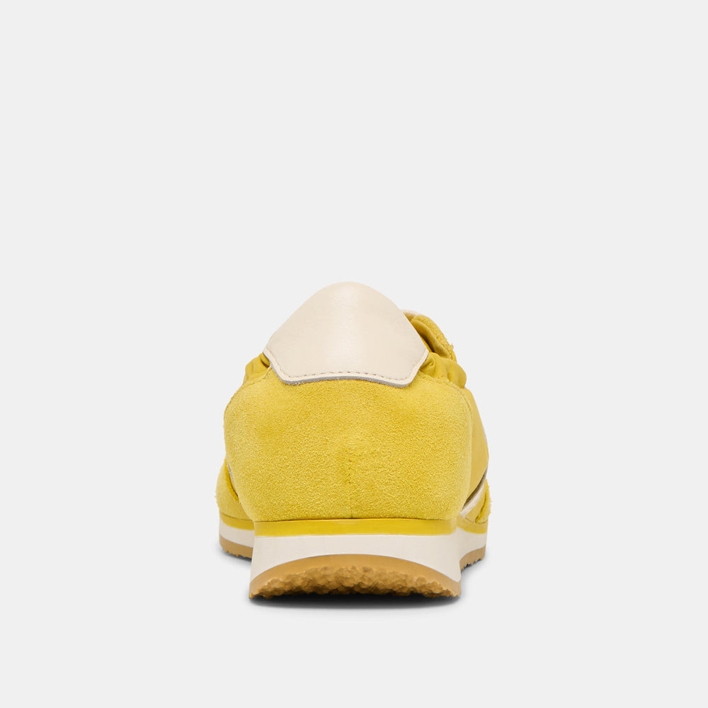 Dolce Vita SHOES | Sariya Yellow Nylon Sneakers