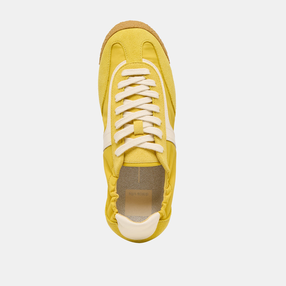 Dolce Vita SHOES | Sariya Yellow Nylon Sneakers