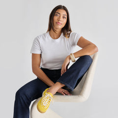 Dolce Vita SHOES | Sariya Yellow Nylon Sneakers