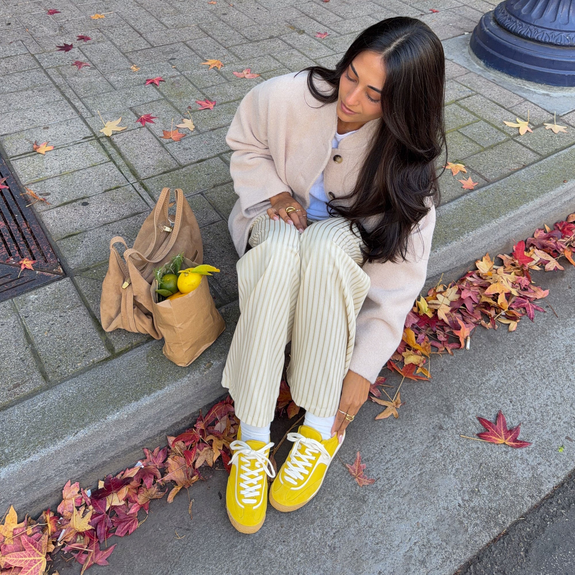 Dolce Vita SHOES | Sariya Yellow Nylon Sneakers