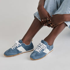 Dolce Vita SHOES | Shyla Blue Suede Sneakers