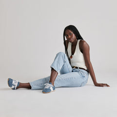 Dolce Vita SHOES | Shyla Blue Suede Sneakers