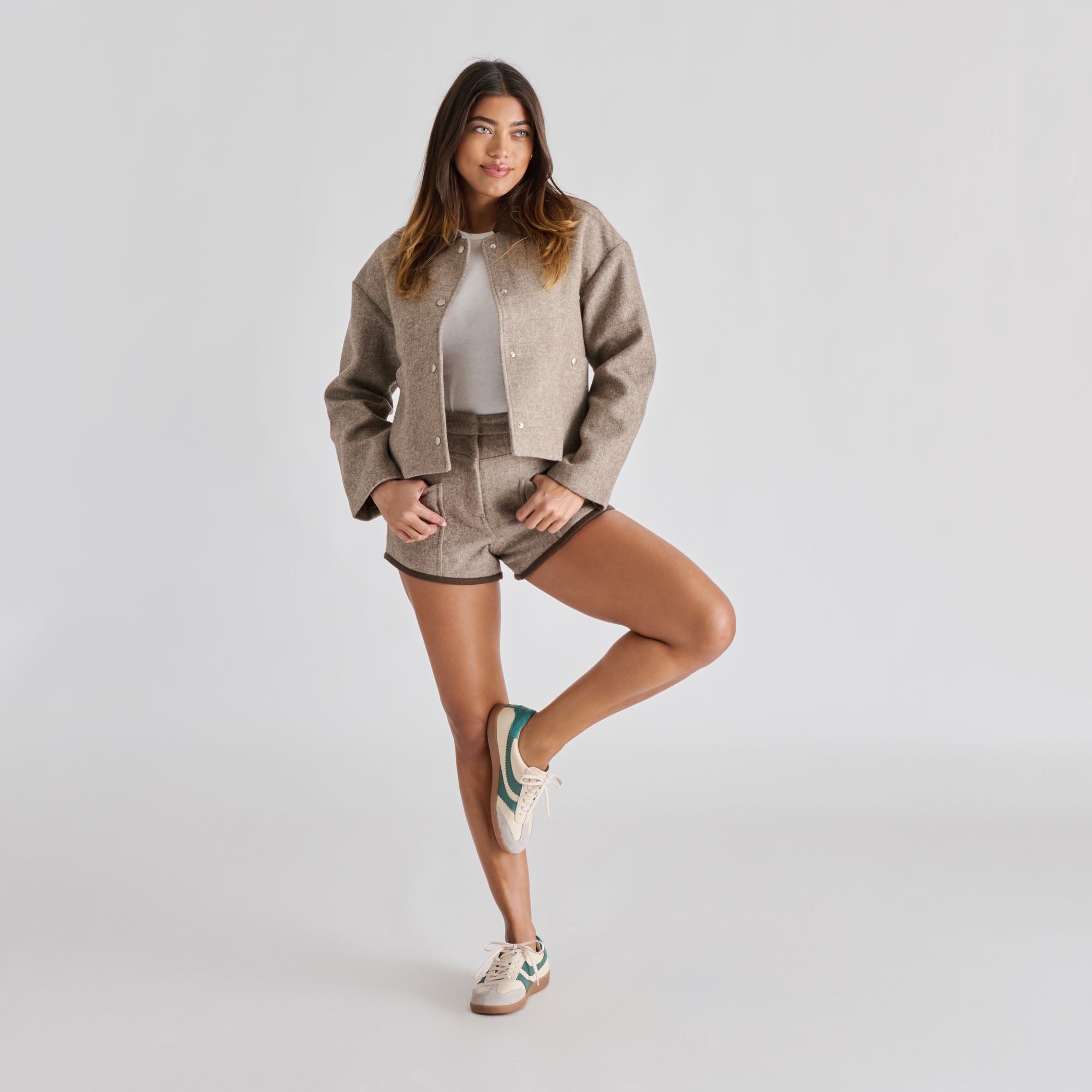 Dolce Vita SHOES | Merit White Green Leather Sneakers