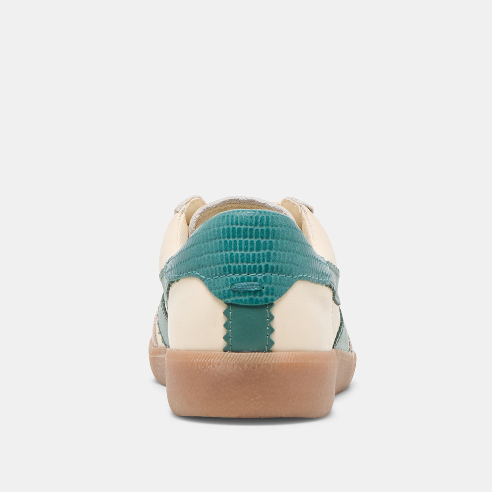 Dolce Vita SHOES | Merit White Green Leather Sneakers