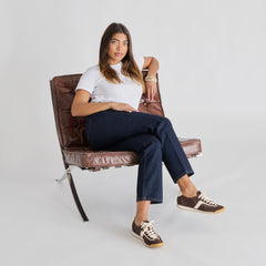 Dolce Vita SHOES | Sariya Dk Brown Nylon Sneakers