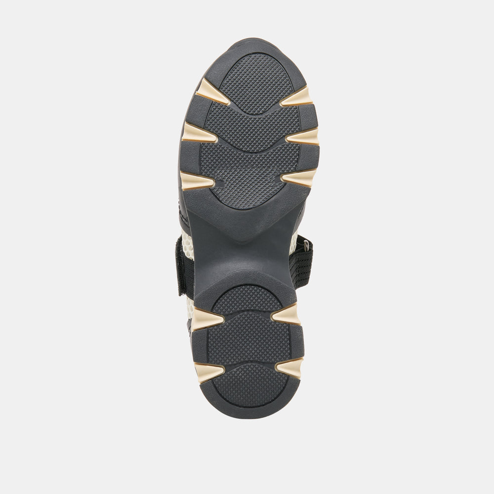 Dolce Vita SHOES | Seline White Black Mesh Sneakers