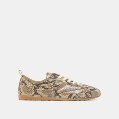 Dolce Vita SHOES | Viper Snake Print Embossed Leather Sneakers