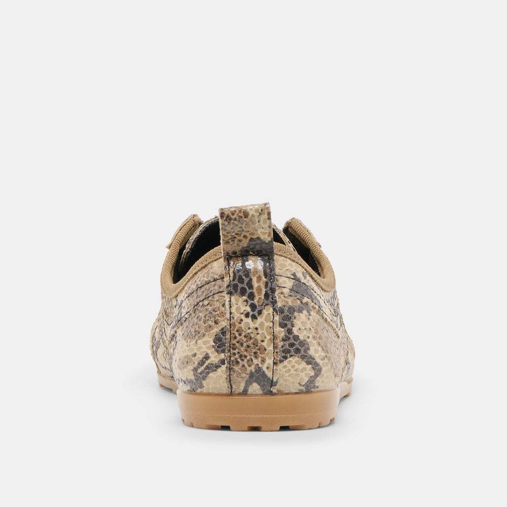 Dolce Vita SHOES | Viper Snake Print Embossed Leather Sneakers