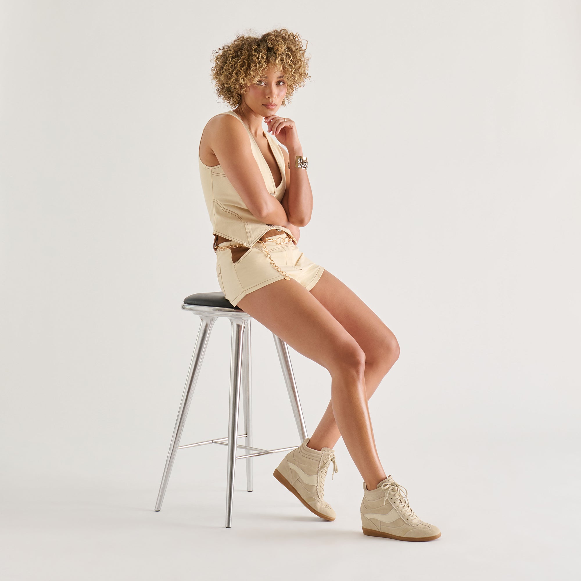 Dolce Vita SHOES | Issac Oatmeal Suede Sneakers