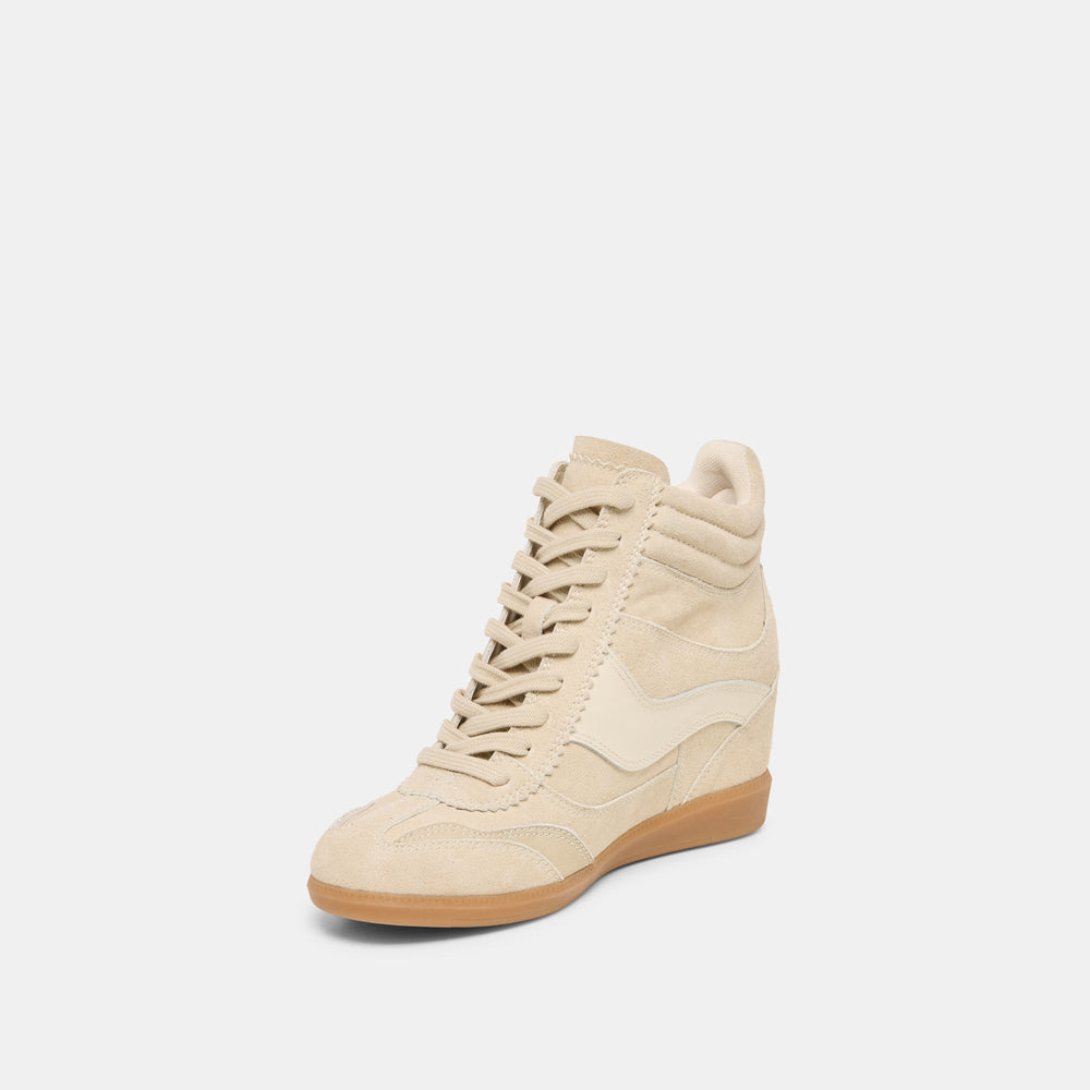 Dolce Vita SHOES | Issac Oatmeal Suede Sneakers