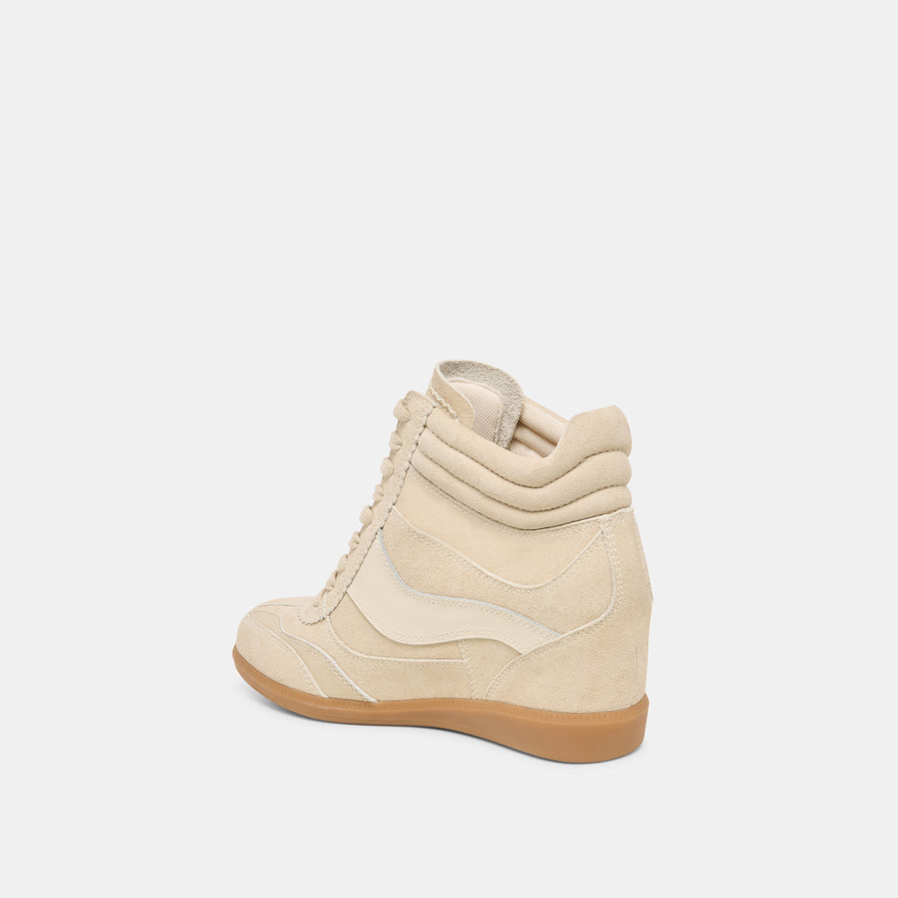 Dolce Vita SHOES | Issac Oatmeal Suede Sneakers