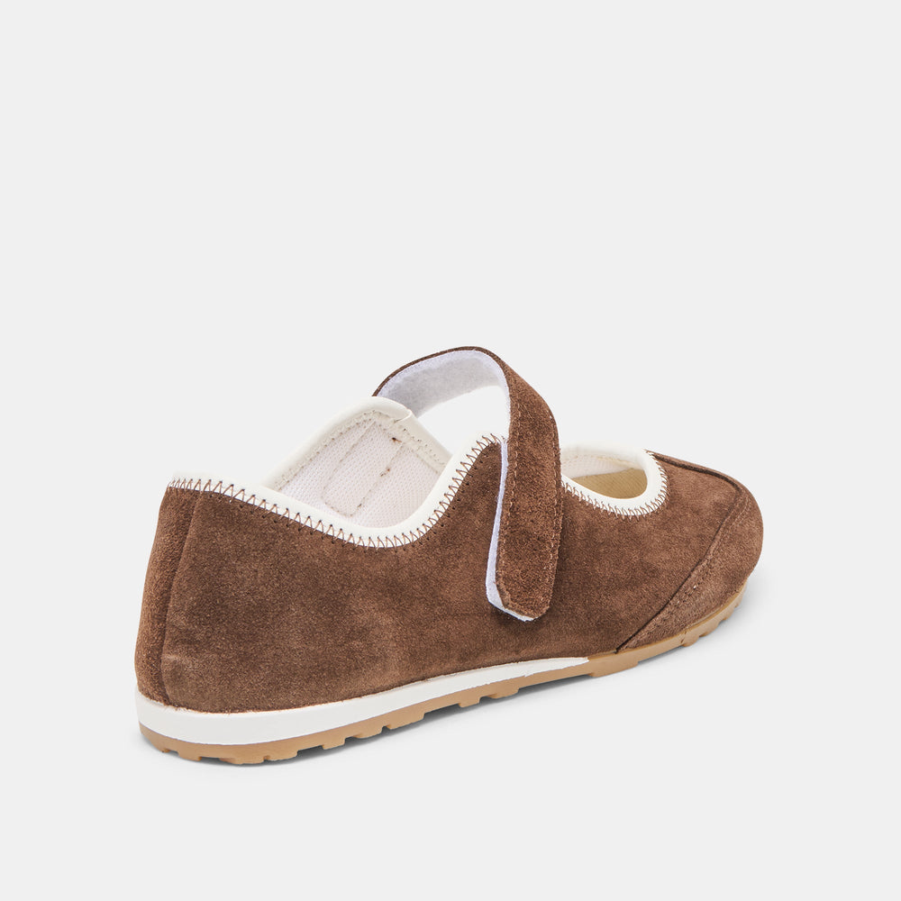 Dolce Vita SHOES | Sofya Dk Brown Suede Sneakers