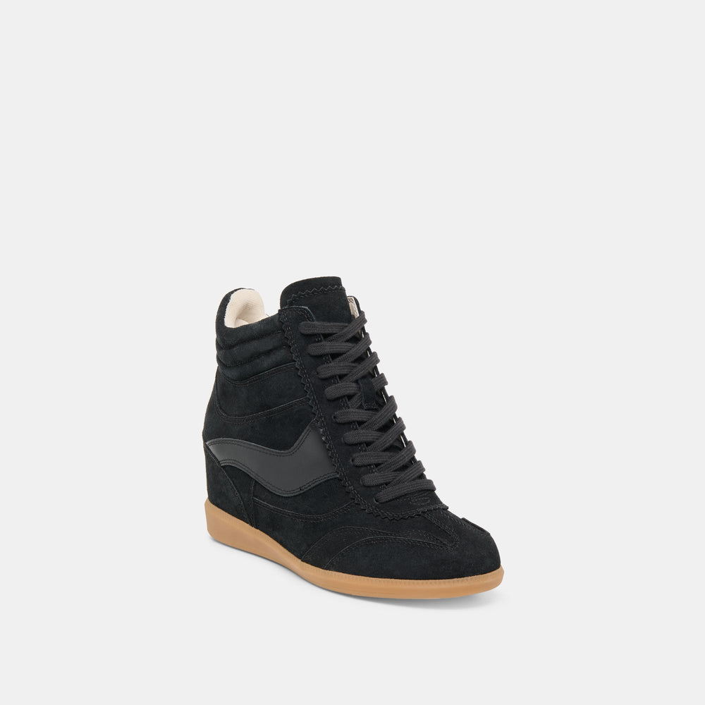 Dolce Vita SHOES | Issac Onyx Suede Sneakers