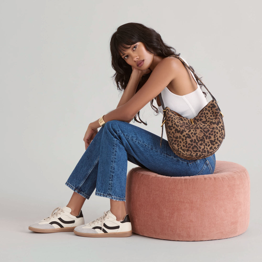 Dolce Vita SHOES | Rebel White Black Leather Sneakers