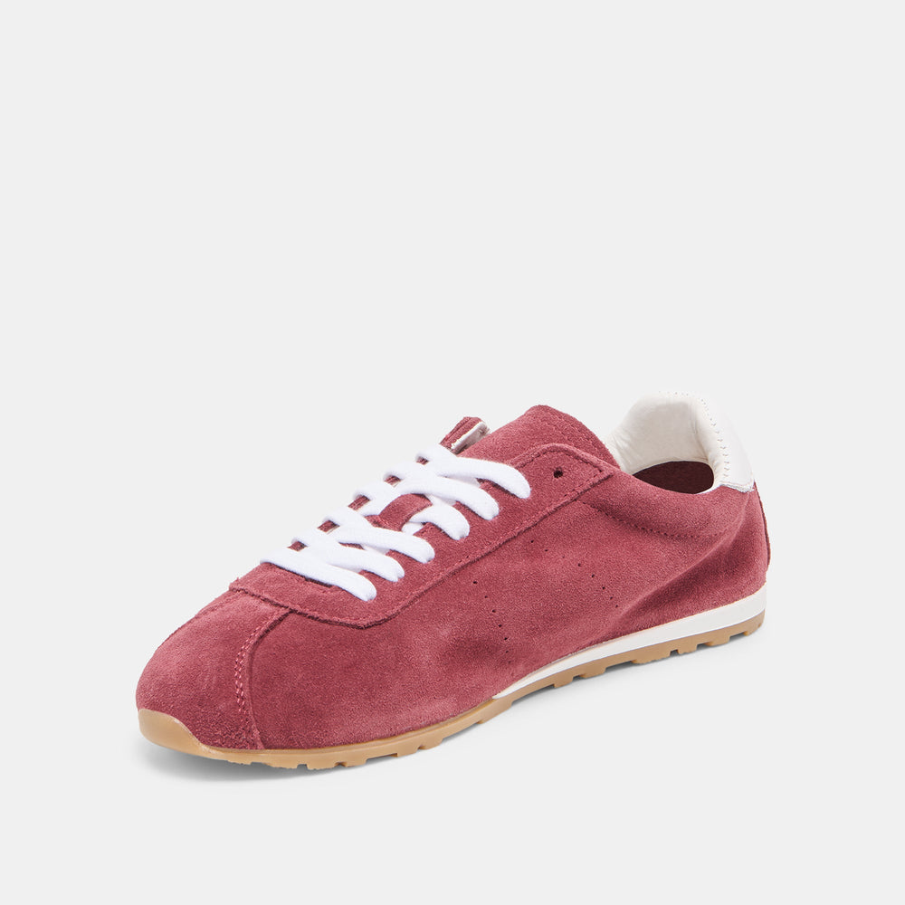 Dolce Vita SHOES | Serina Burgundy Suede Sneakers