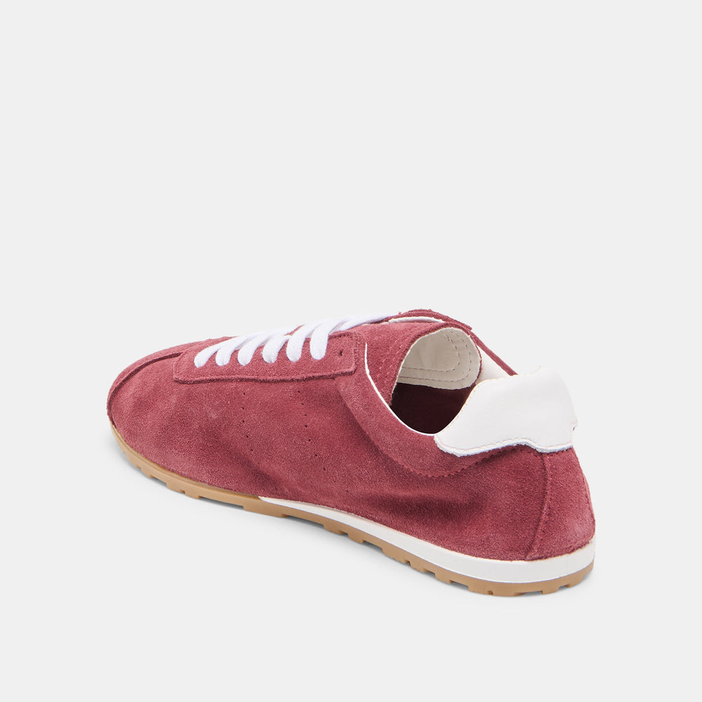 Dolce Vita SHOES | Serina Burgundy Suede Sneakers