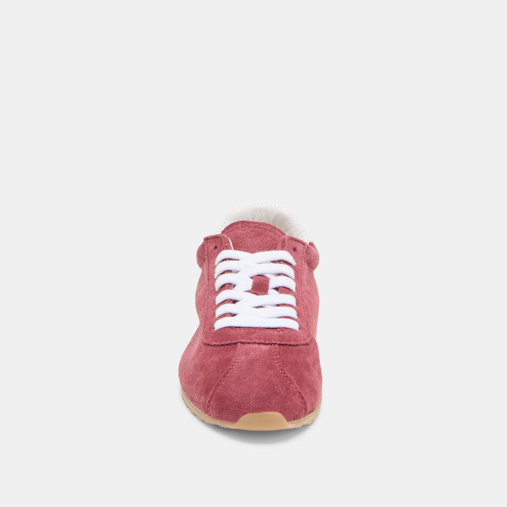 Dolce Vita SHOES | Serina Burgundy Suede Sneakers
