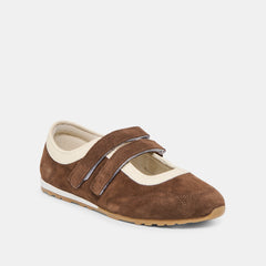 Dolce Vita SHOES | Swan Dk Brown Suede Sneakers