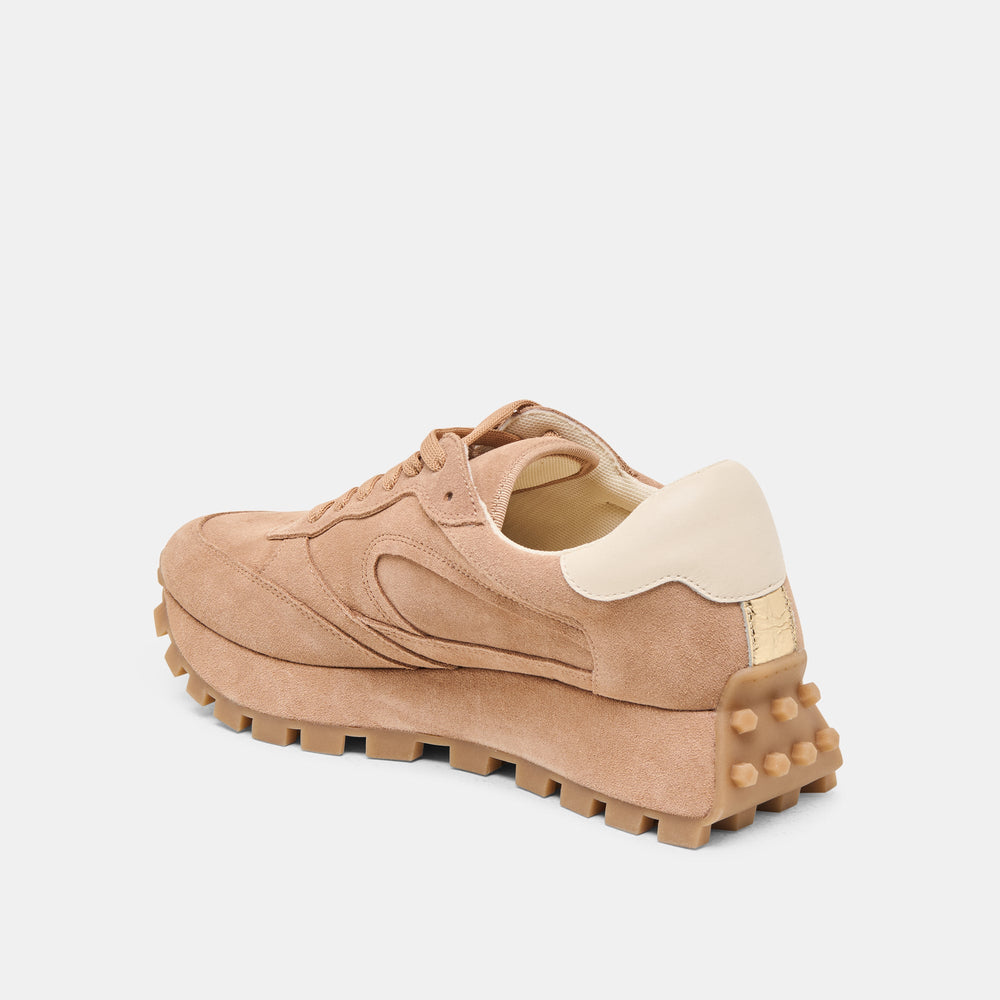 Dolce Vita SHOES | Tricia Toffee Suede Sneakers