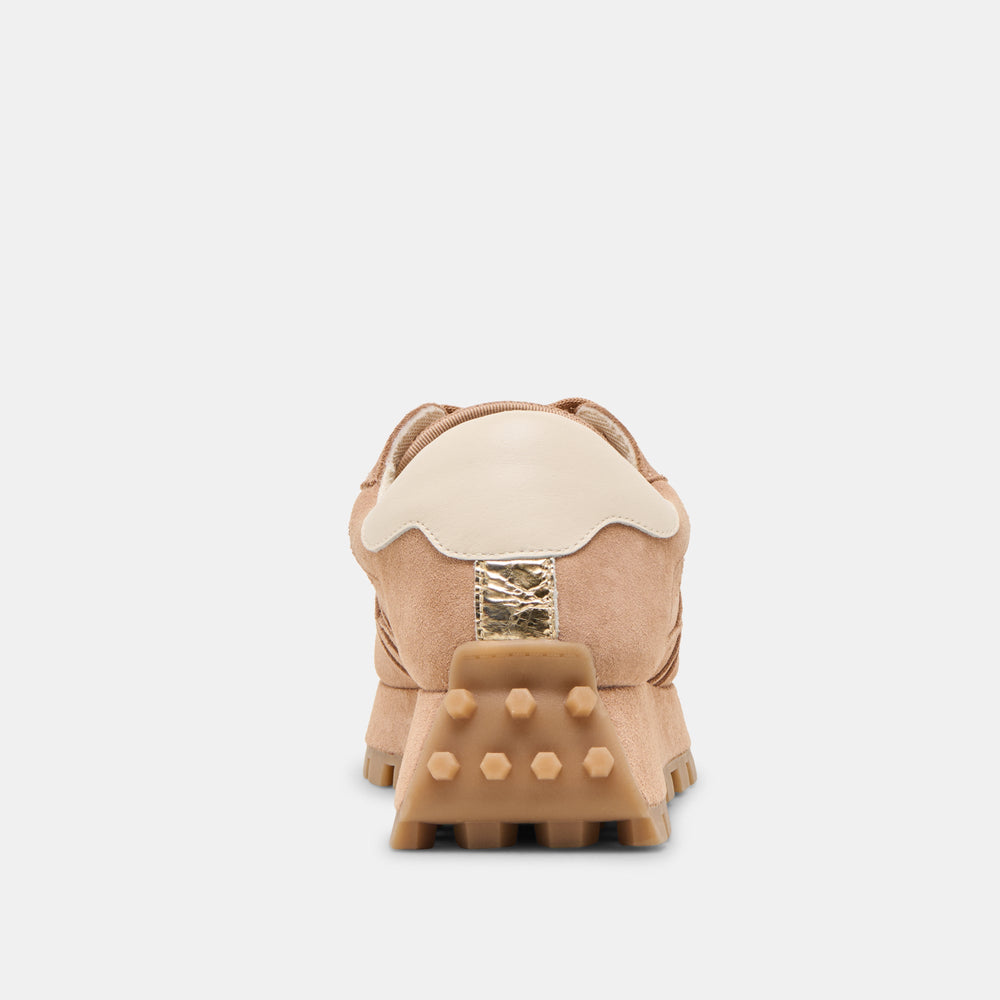 Dolce Vita SHOES | Tricia Toffee Suede Sneakers
