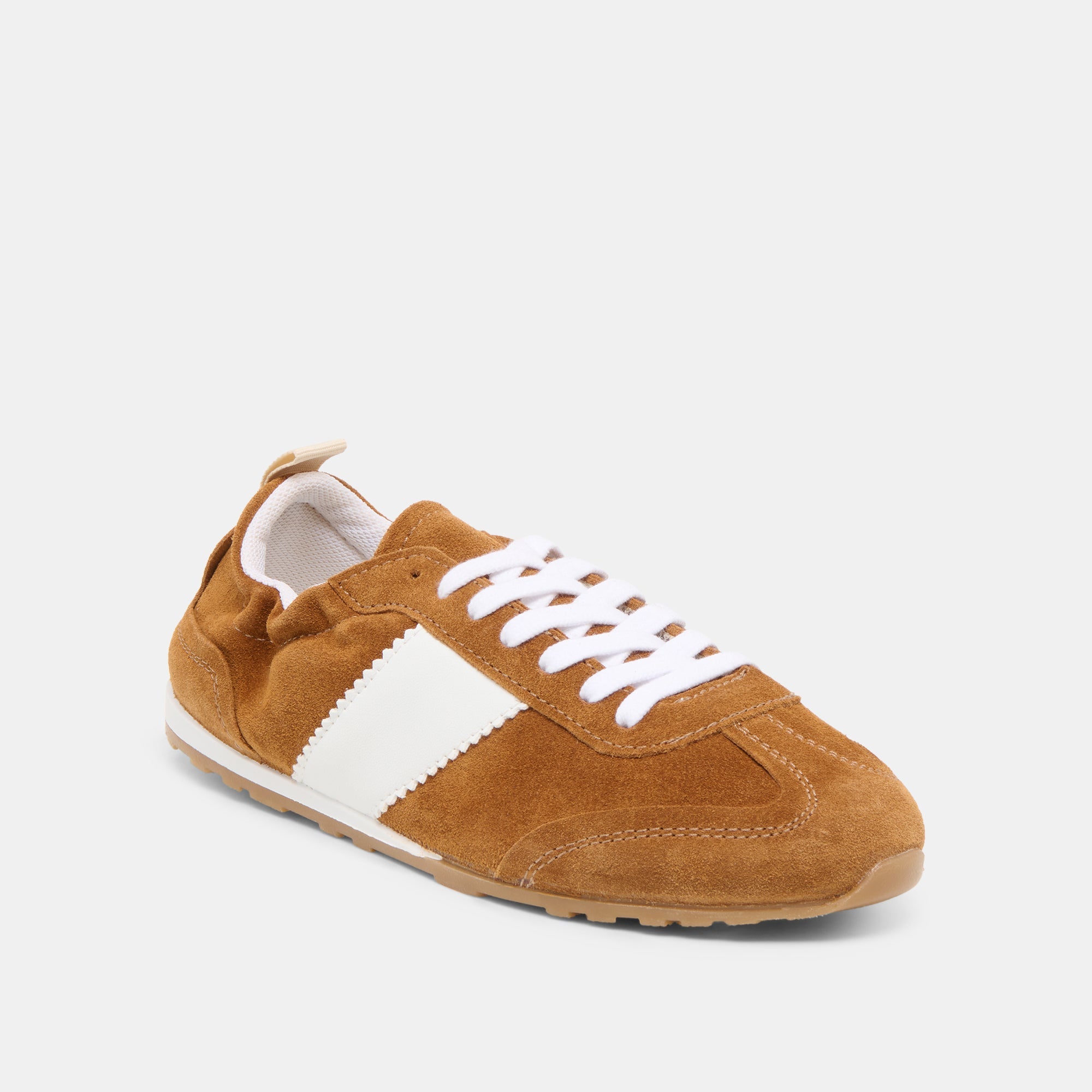 Dolce Vita SHOES | Shyla Cognac Suede Sneakers