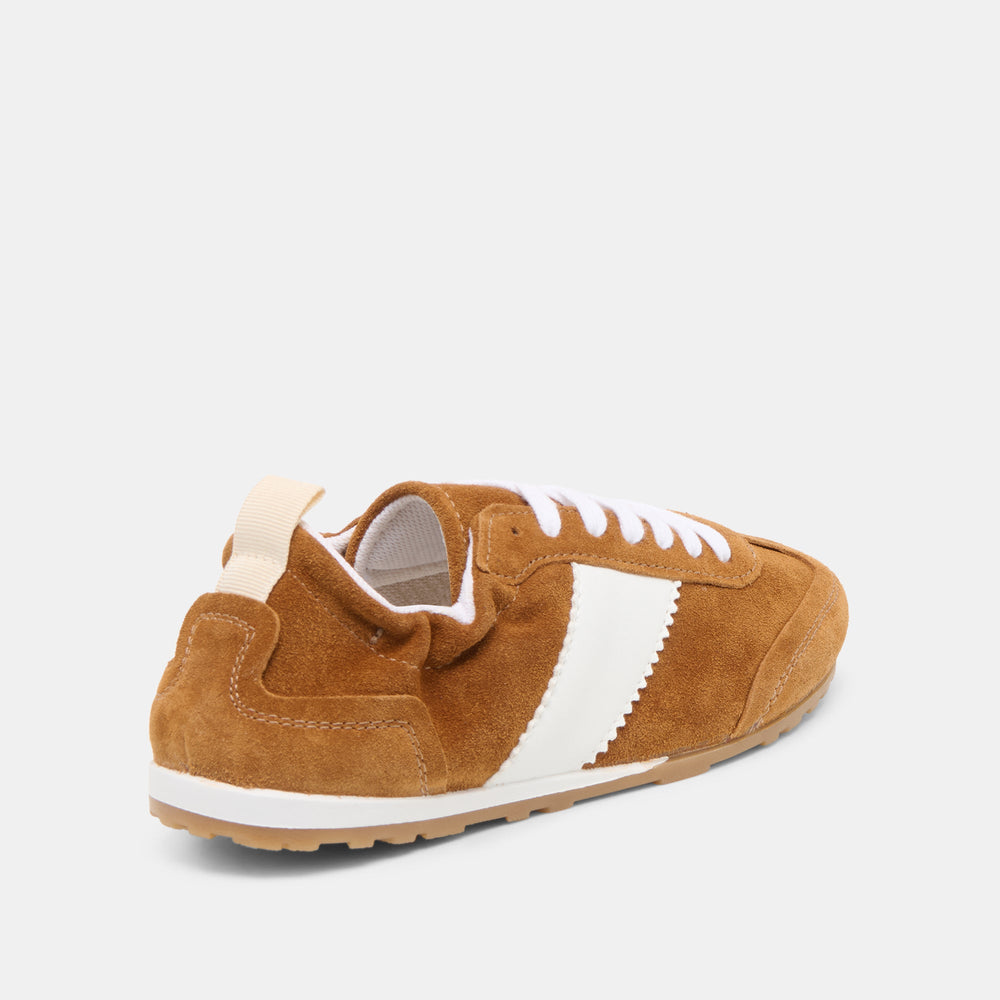 Dolce Vita SHOES | Shyla Cognac Suede Sneakers