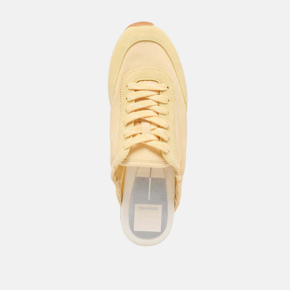 Dolce Vita SHOES | Daris Lt Yellow Nylon Sneakers