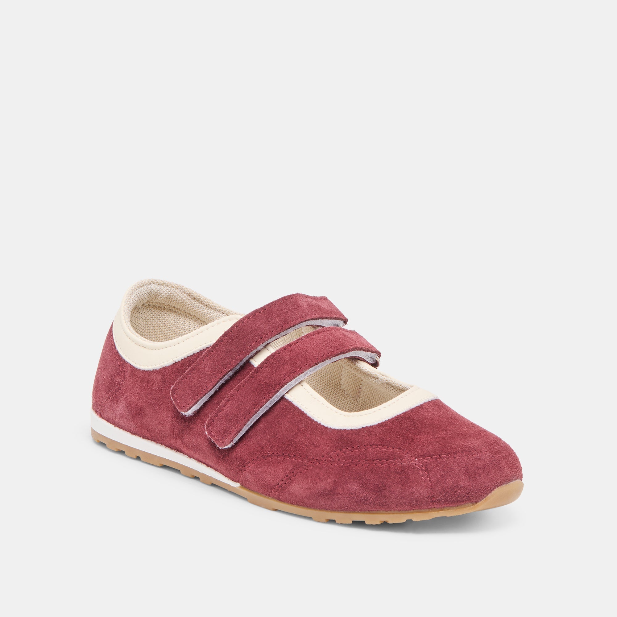 Dolce Vita SHOES | Swan Burgundy Suede Sneakers