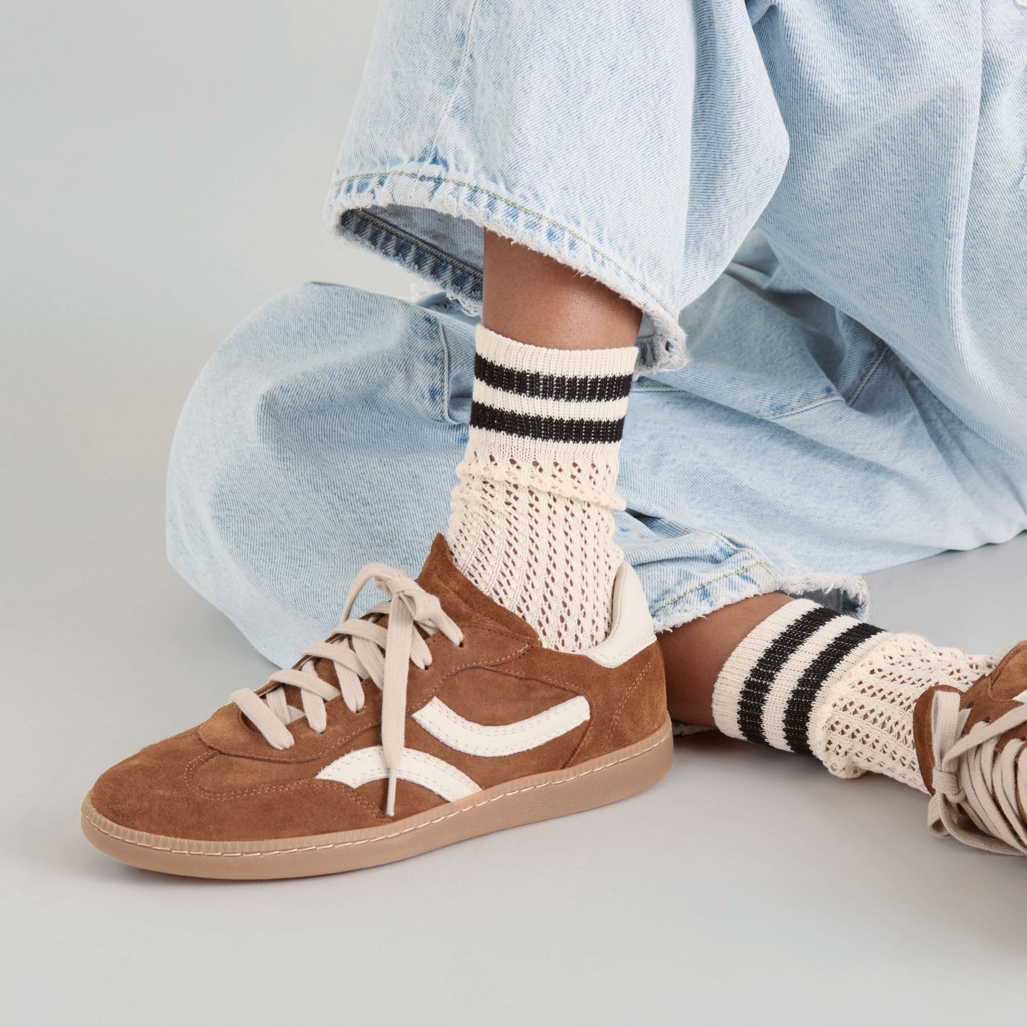 Dolce Vita SHOES | Rebel Pecan Suede Sneakers