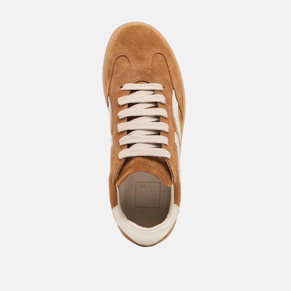 Dolce Vita SHOES | Rebel Pecan Suede Sneakers