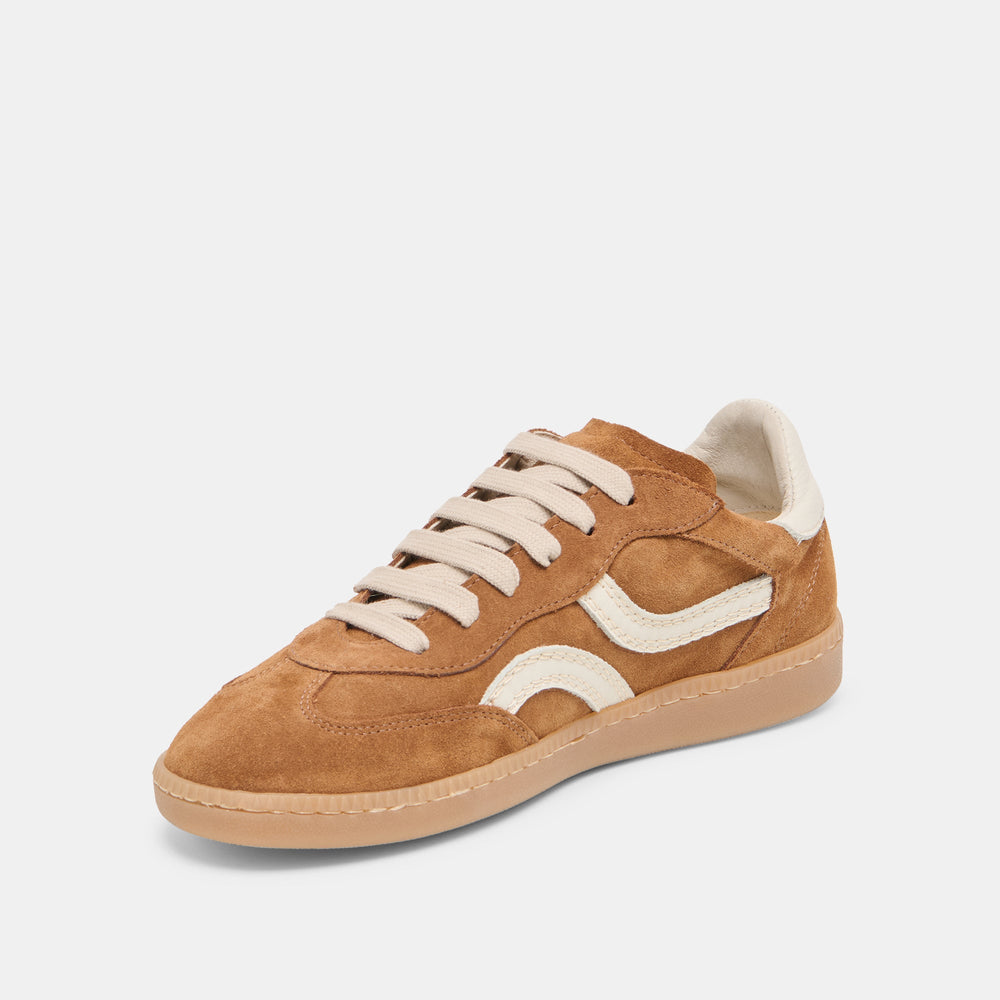 Dolce Vita SHOES | Rebel Pecan Suede Sneakers
