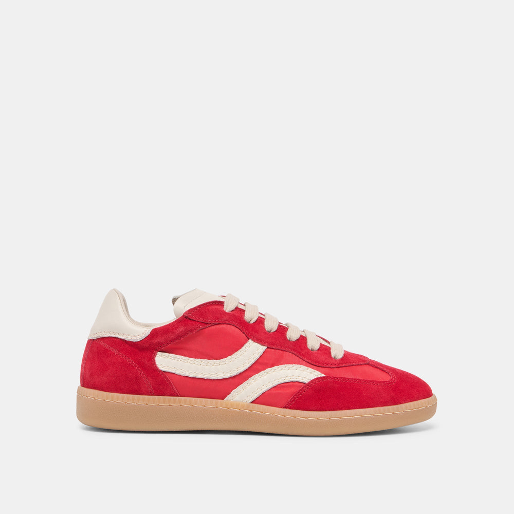 Dolce Vita SHOES | Rebel Crimson Nylon Sneakers