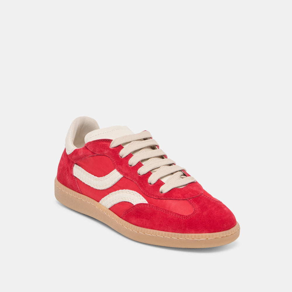 Dolce Vita SHOES | Rebel Crimson Nylon Sneakers