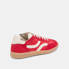 Dolce Vita SHOES | Rebel Crimson Nylon Sneakers